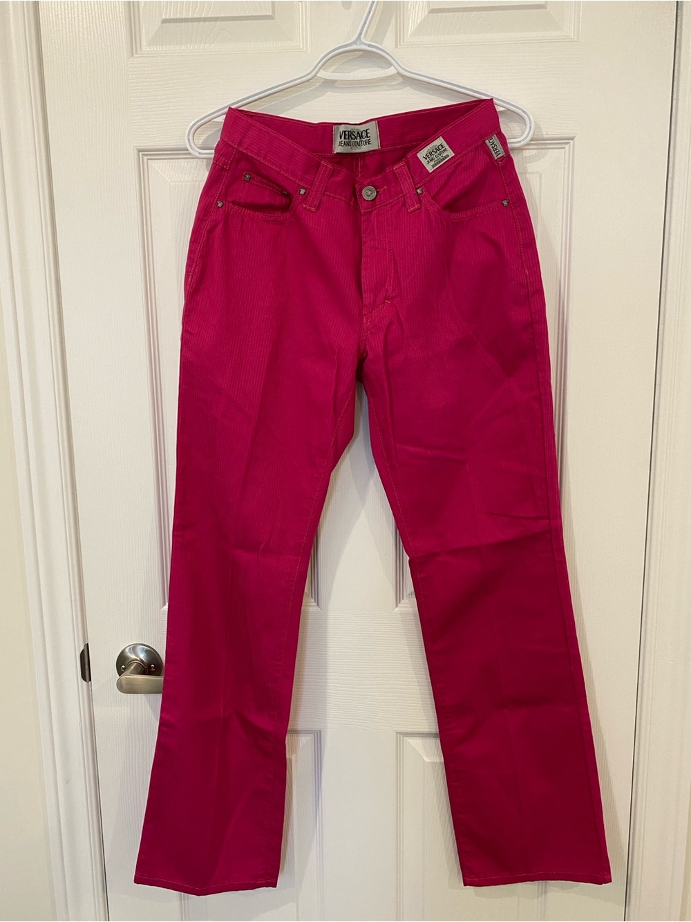 Versace Jeans Couture Pink Pants – Vintage Y2K
